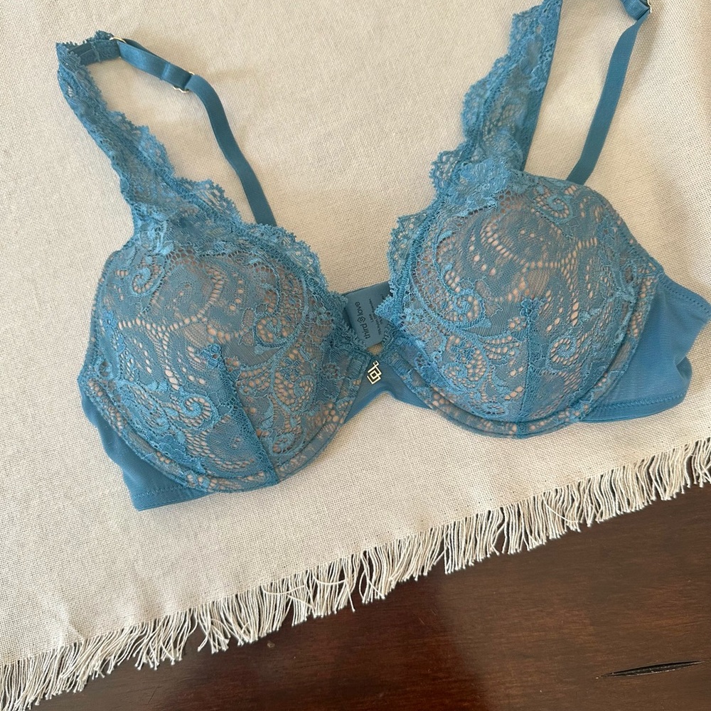 ThirdLove Teal Lace Underwire Bra